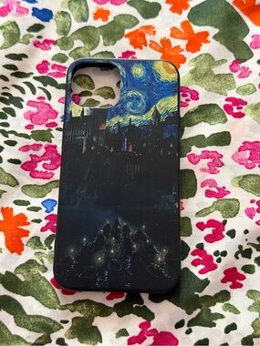 Starry Night Harry Potter iPhone 14 Case 
Clear Flower Print iPhone 14 Case